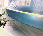 塗装前エアーブロー(静電除去)