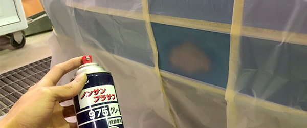 サーフェサー作業